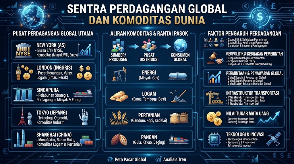 Sentra Perdagangan Global dan Komoditas Dunia