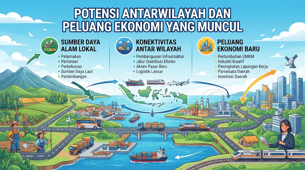 Potensi Antarwilayah dan Peluang Ekonomi yang Muncul